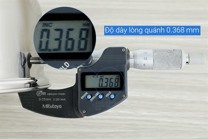 Quánh inox 3 đáy nắp kính 16 cm Delites CW-G001N Màu Bạc Inox