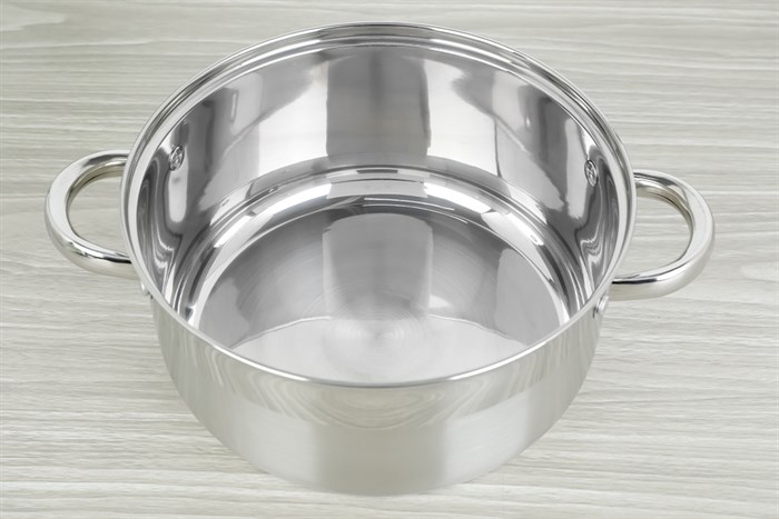 Bộ nồi xửng inox 3 đáy nắp kiếng đáy từ 24 cm Delites CW-S106-1 Màu Bạc Inox