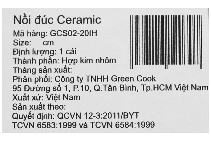 Nồi Ceramic nắp kính 20 cm Green Cook GCS02-20IH Màu Hồng