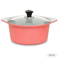 Nồi Ceramic nắp kính 24 cm Green Cook GCS02-24IH