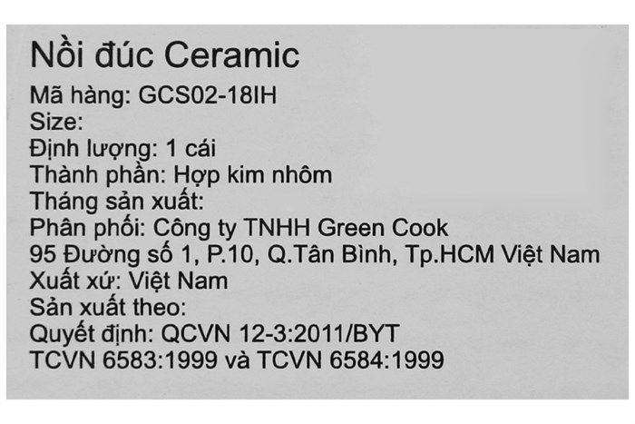 Quánh Ceramic nắp kính 18 cm Green Cook GCS02-18IH Màu Hồng