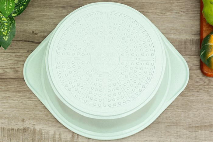 Nồi Ceramic nắp kính 24 cm Green Cook GCS05-24IH Màu Xanh ngọc