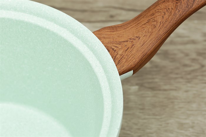 Quánh Ceramic nắp kính 18 cm Green Cook GCS05-18IH Màu Xanh ngọc