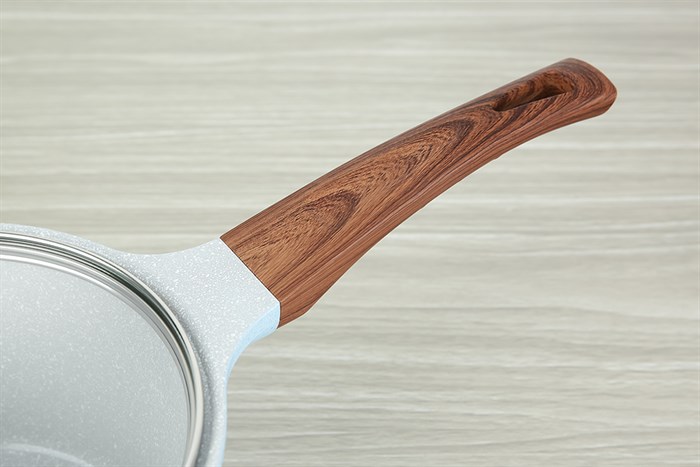 Bộ 3 cái nồi quánh Ceramic nắp kính Green Cook GCS22-T1 Màu Xanh Dương