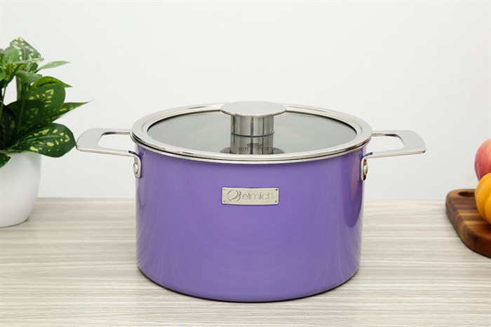 Nồi inox 3 đáy nắp kính Elmich Hera EL-8183 có đường kính đáy 22cm, giúp bạn dễ dàng nấu nướng các món ăn hằng ngày