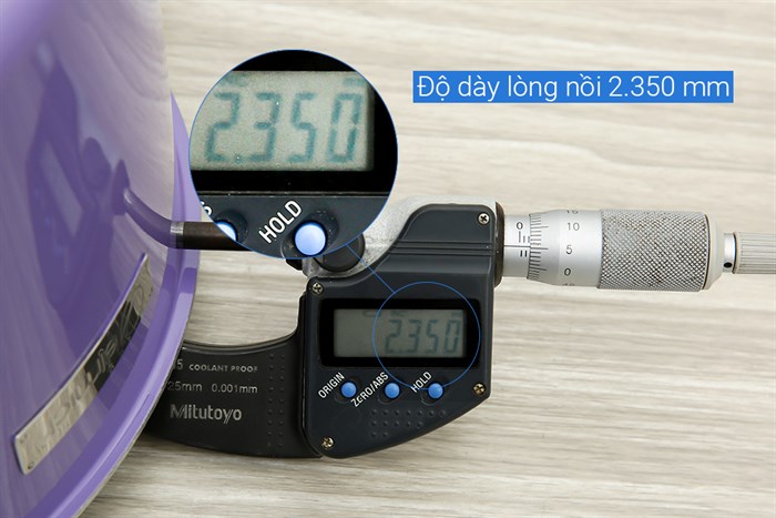 Nồi inox 3 đáy nắp kính 22 cm Elmich Hera EL-8183 Màu Tím