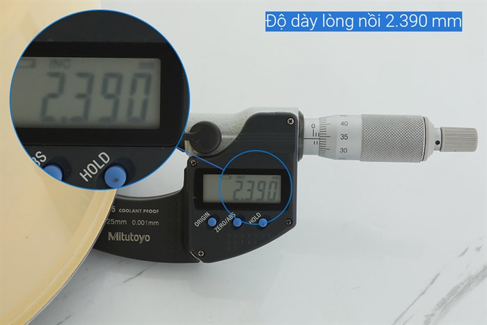 Bộ nồi chảo inox 3 đáy nắp kính Elmich Hera EL-8238 Màu Vàng