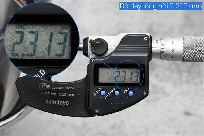 Nồi inox 3 đáy nắp kính 18 cm Elmich Milano EL-8082 Màu Inox