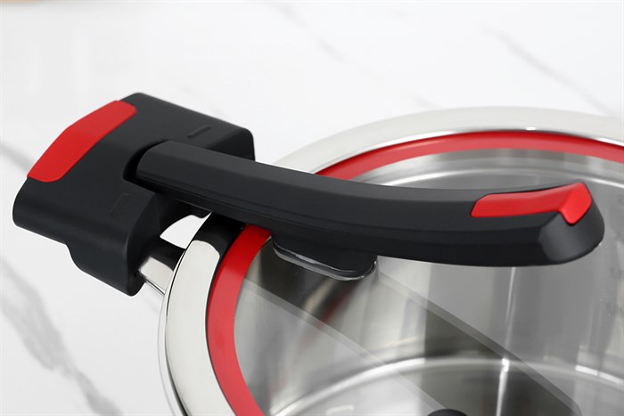 Nồi inox 3 đáy nắp kính 20 cm Elmich Milano EL-8083 Màu Inox