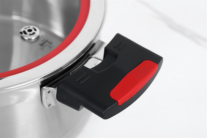 Nồi inox 3 đáy nắp kính 20 cm Elmich Milano EL-8083 Màu Inox