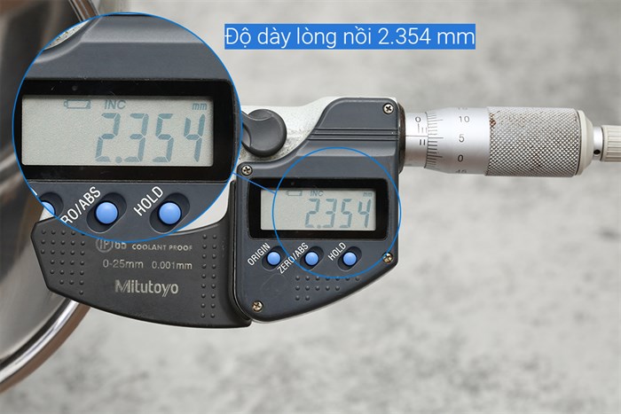 Bộ 3 nồi inox 3 đáy nắp kính Elmich Milano EL-8090 Màu Inox