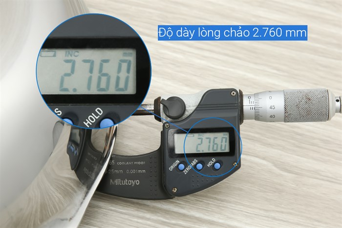 Bộ nồi chảo inox 3 đáy nắp kính Elmich Milano EL-8093 Màu Inox