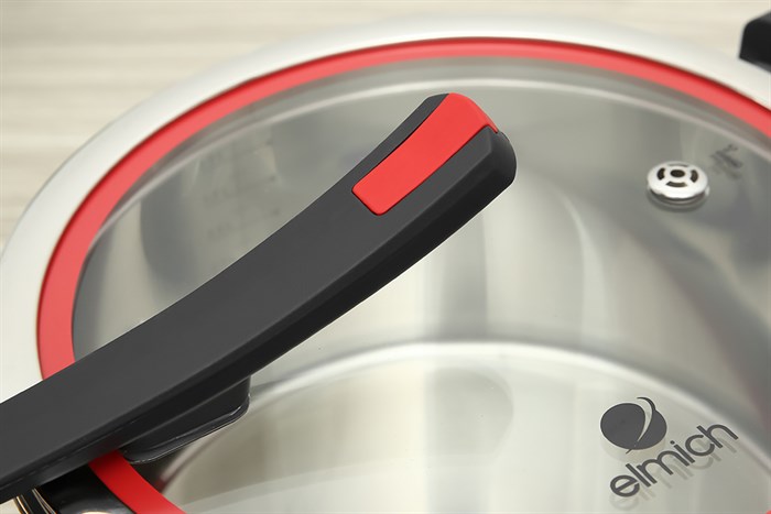 Bộ nồi chảo inox 3 đáy nắp kính Elmich Milano EL-8093 Màu Inox