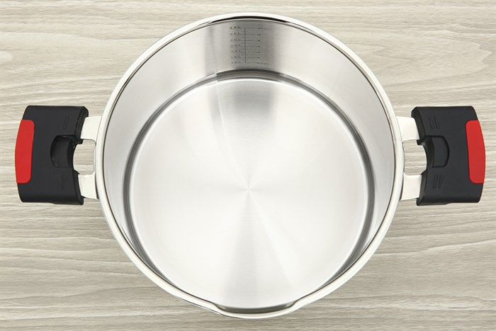 Bộ nồi chảo inox 3 đáy nắp kính Elmich Milano EL-8093 Màu Inox