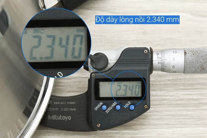 Bộ nồi chảo inox 3 đáy nắp kính Elmich Milano EL-8093 Màu Inox