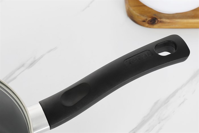 Quánh nhôm chống dính nắp kính 18 cm Tefal Day By Day G1432305 Màu Nâu