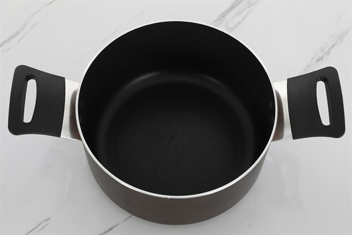 Nồi nhôm chống dính nắp kính 20 cm Tefal Day By Day G1434406 Màu Nâu