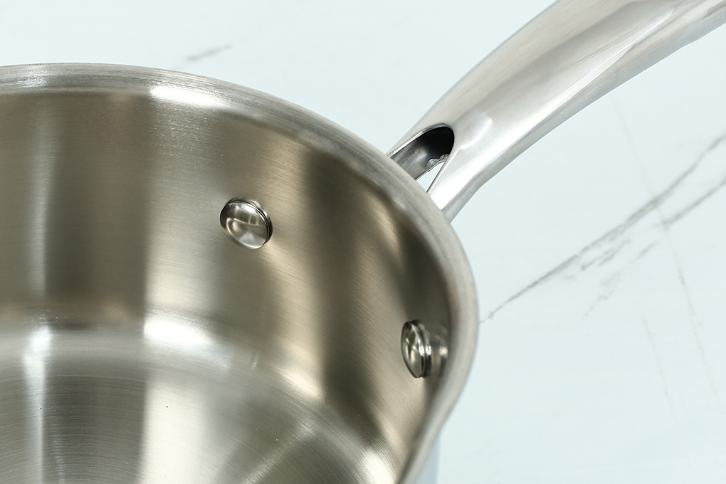 Bộ nồi quánh inox nắp kính Tefal Duetto Plus G719S674 Màu Inox