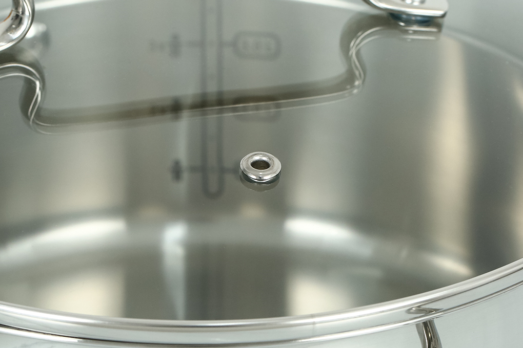 Bộ nồi quánh inox nắp kính Tefal Duetto Plus G719S674 Màu Inox