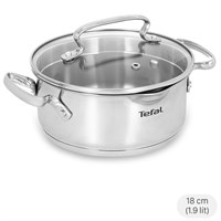 Nồi inox nắp kính 18 cm Tefal Duetto Plus G7194355