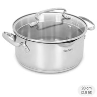 Nồi inox nắp kính 20 cm Tefal Duetto Plus G7194455