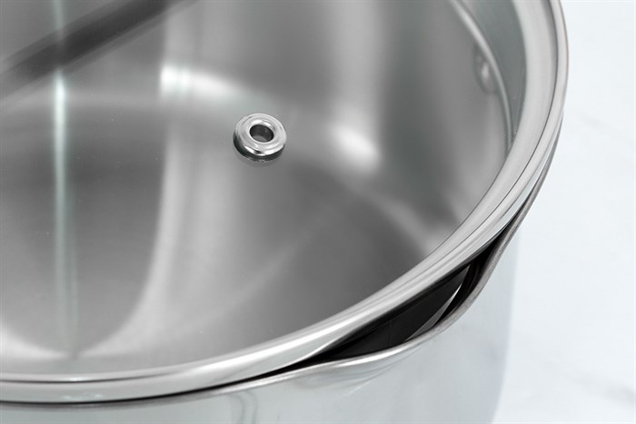 Nồi inox nắp kính 20 cm Tefal Duetto Plus G7194455 Màu Inox