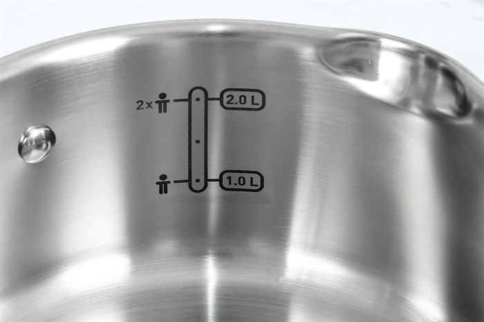 Nồi inox nắp kính 20 cm Tefal Duetto Plus G7194455 Màu Inox