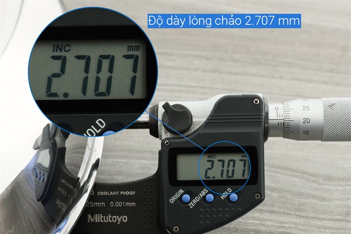 Bộ nồi chảo inox dập nguyên khối nắp kính Elmich Trimax Classic EL-2113OL Màu Bạc