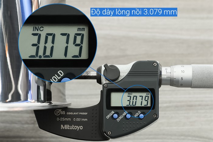 Bộ nồi chảo inox dập nguyên khối nắp kính Elmich Trimax Classic EL-2113OL Màu Bạc