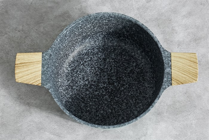 Nồi nhôm đúc vân đá nắp kính 20 cm Carez CPC595DI20SN Màu Xanh