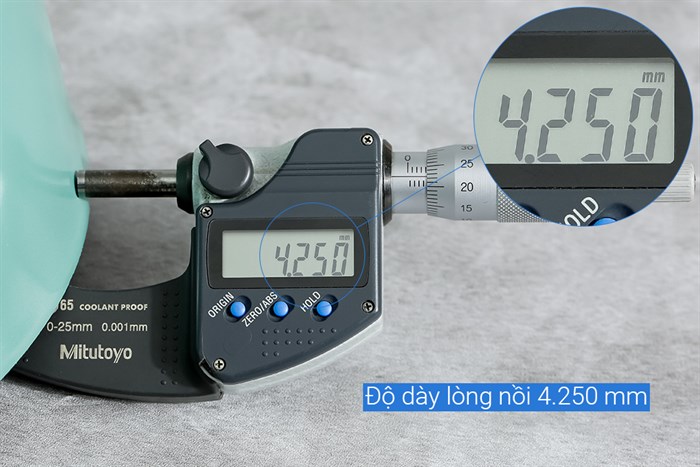 Nồi nhôm đúc vân đá nắp kính 20 cm Carez CPC595DI20SN Màu Xanh