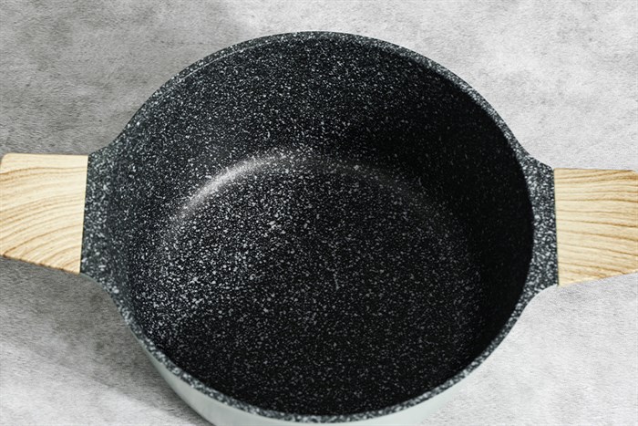 Nồi nhôm đúc vân đá nắp kính 24 cm Carez CPC595DI24SN Màu Xanh