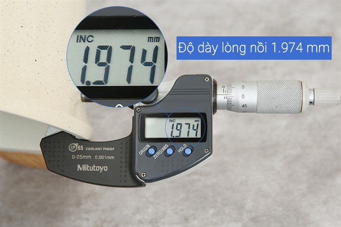 Nồi nhôm chống dính nắp kính 20 cm Green Cook GCS225-20IH Màu Màu be