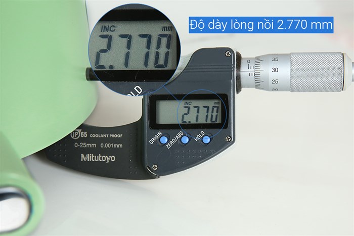 Nồi nhôm men sứ chống dính nắp kính 18 cm Elmich Hera II EL-5203GY18 Màu Xanh lá