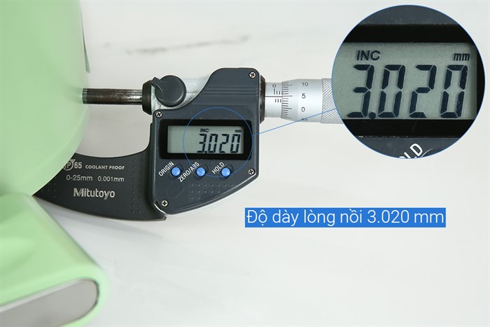 Nồi nhôm men sứ chống dính nắp kính 20 cm Elmich Hera II EL-5203GY20 Màu Xanh lá