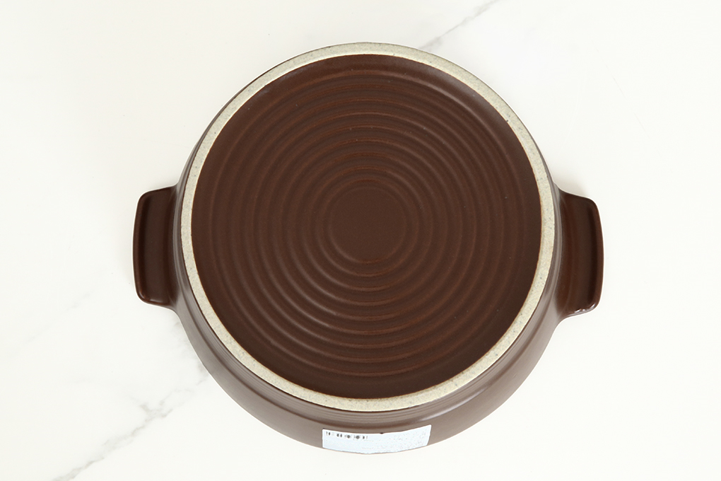 Nồi đất nắp sứ 20 cm Dong hwa PT1.200 Màu Nâu