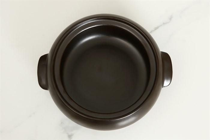 Nồi đất nắp sứ 16 cm Dong hwa P903 Màu Xanh đen đậm