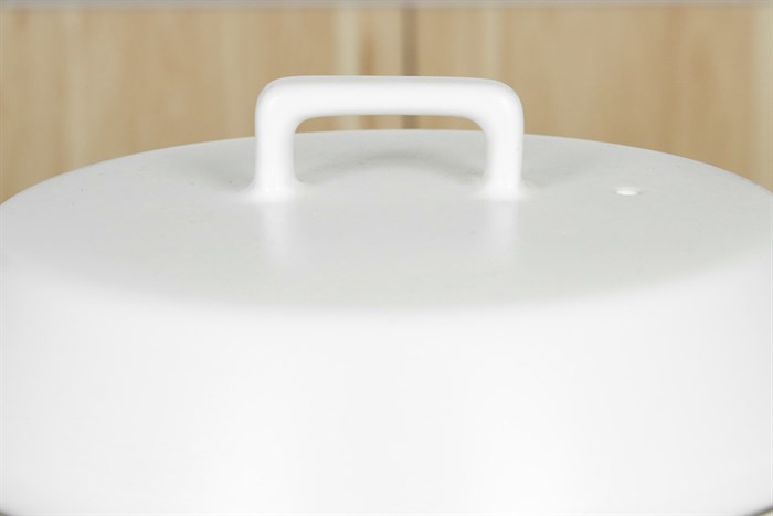 Nồi hấp đất nắp sứ 22 cm Dong hwa PT3.225 Màu Trắng