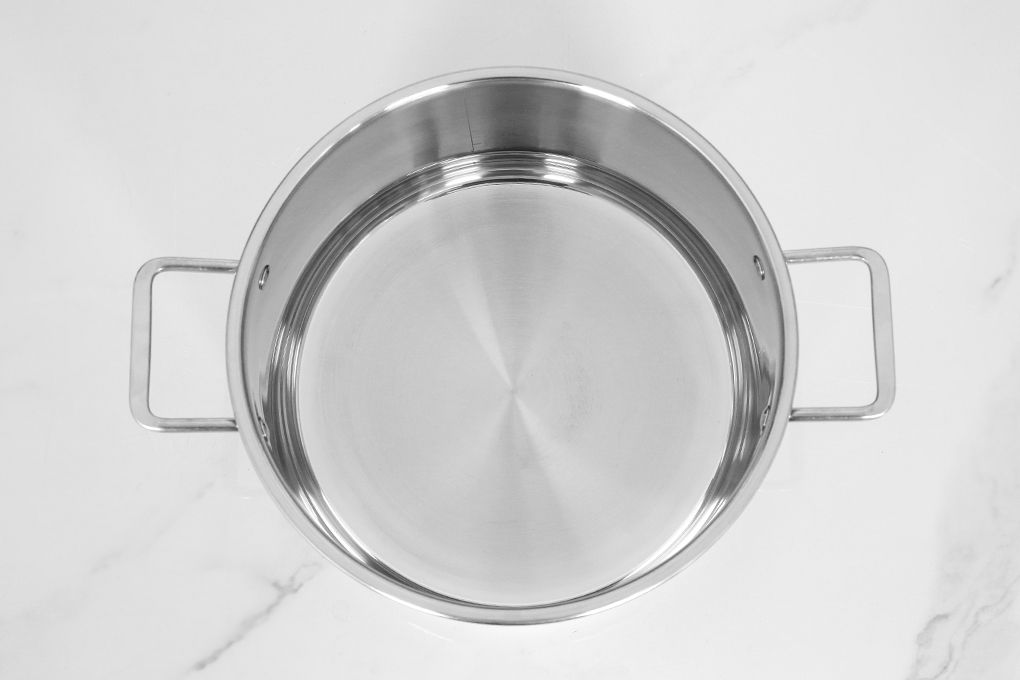 Bộ nồi quánh inox 5 đáy nắp kính Sunhouse SHG601 Màu Inox