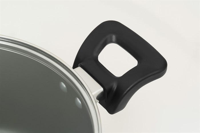 Nồi nhôm chống dính nắp kính 22 cm Elmich EL-5213MN22 Màu Màu be