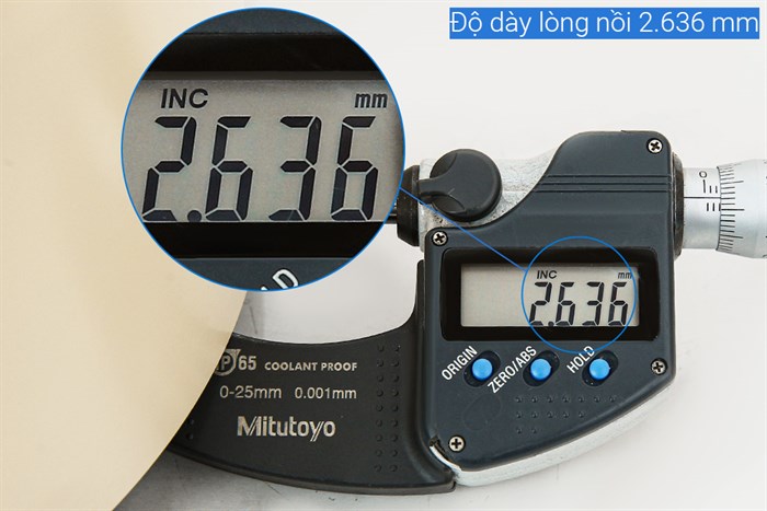 Nồi nhôm chống dính nắp kính 22 cm Elmich EL-5213MN22 Màu Màu be