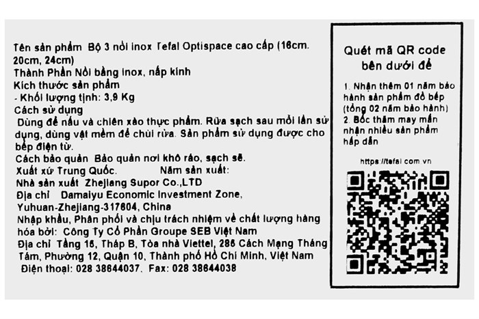 Bộ nồi quánh inox nắp kính Tefal Optispace G7376S44 Màu Inox