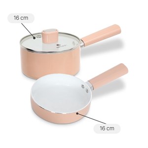 Bộ chảo quánh nhôm chống dính Elmich Baby EL-1169AP