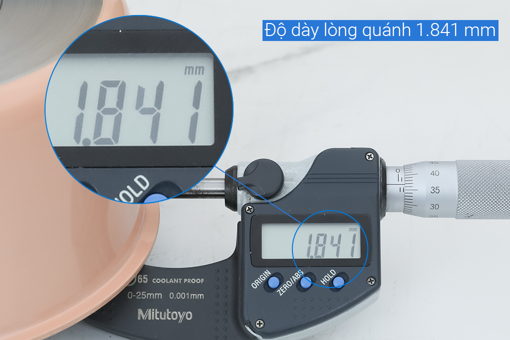 Quánh inox 3 đáy nắp kính 14 cm Elmich Baby EL-2510AP Màu Hồng nhạt