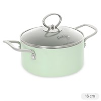 Nồi nhôm chống dính nắp kính 16 cm Delites NDE16