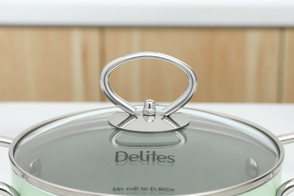 Nồi nhôm chống dính nắp kính 16 cm Delites NDE16 - 2