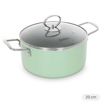 Nồi nhôm chống dính nắp kính 20 cm Delites NDE20
