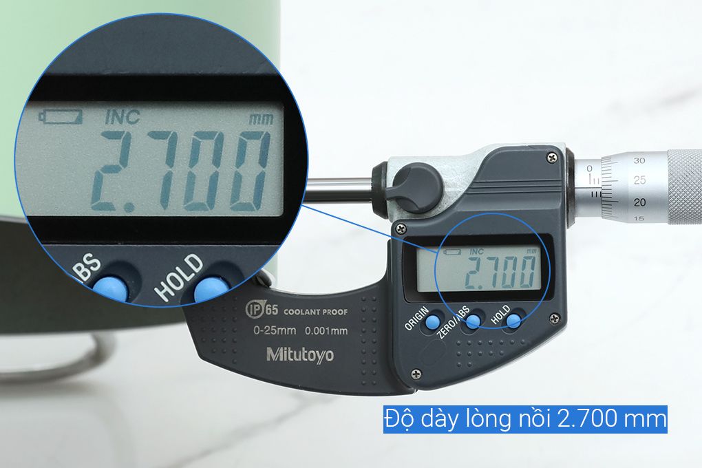 Nồi nhôm chống dính nắp kính 20 cm Delites NDE20 Màu Xanh mint