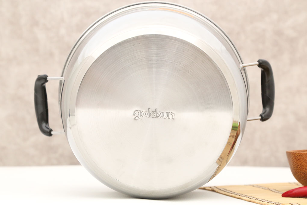Bộ 2 nồi inox 3 đáy 16, 24 cm Goldsun GE21-3-2304SG - 7
