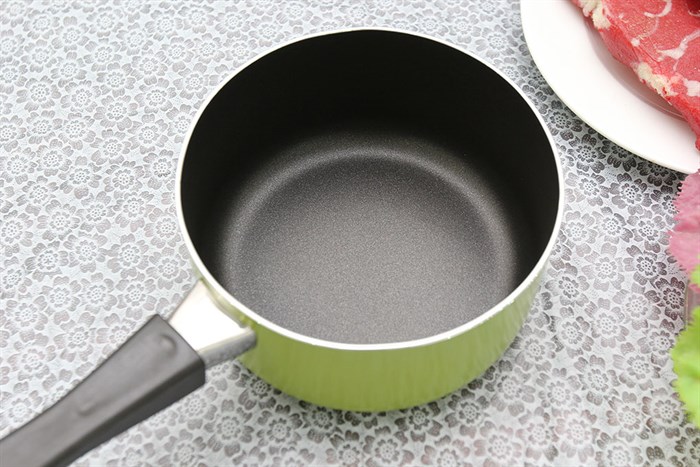 Quánh nhôm chống dính nắp kính 16 cm Sunhouse SHG-MP16 Màu Xanh lá